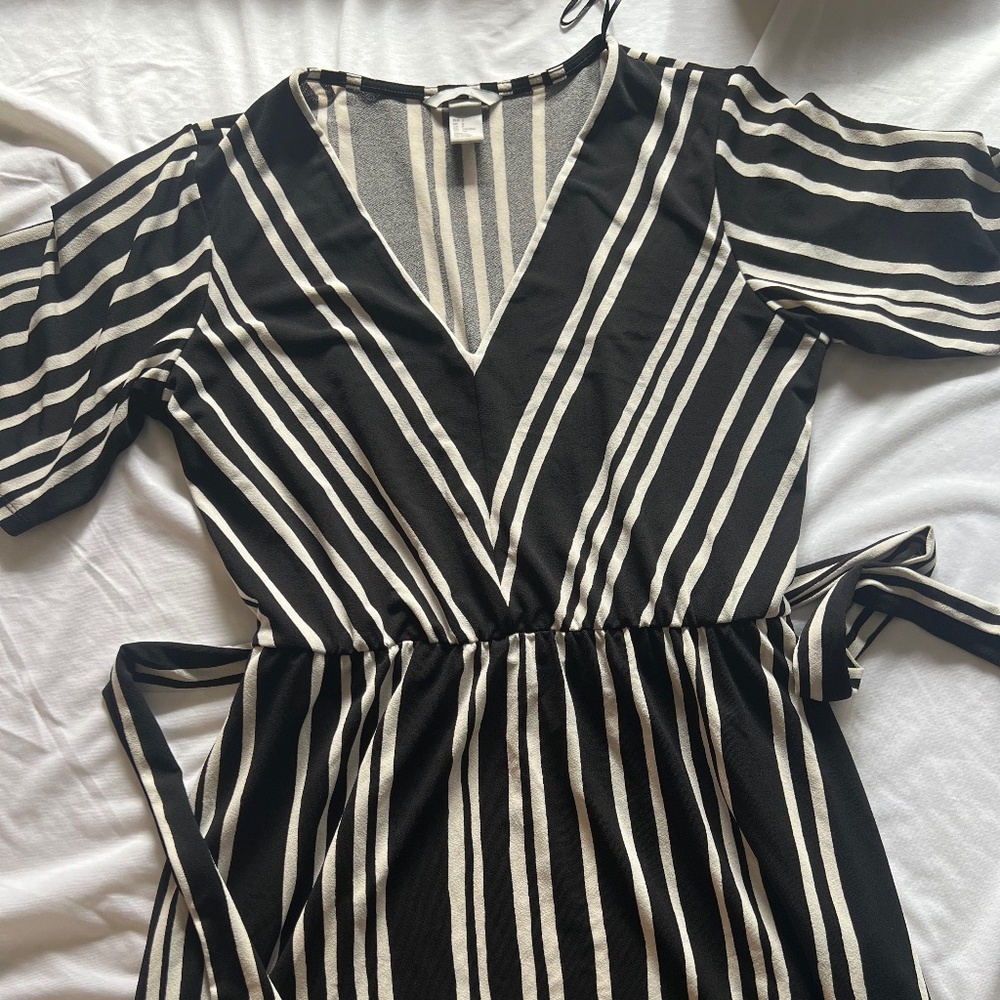 Striped Midi Dress